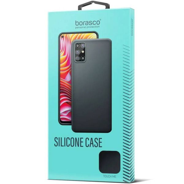 Чехол (клип-кейс) BoraSCO Silicone Case 70208 для Samsung Galaxy A33, черный