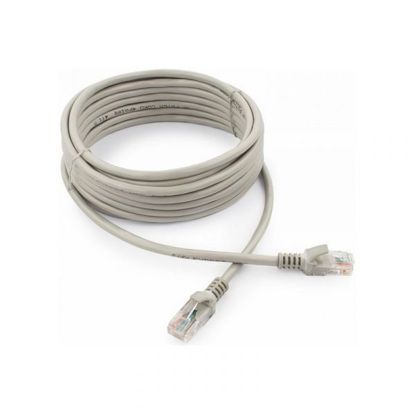 Патч-корд Cablexpert PP12-5M 5 м, серый
