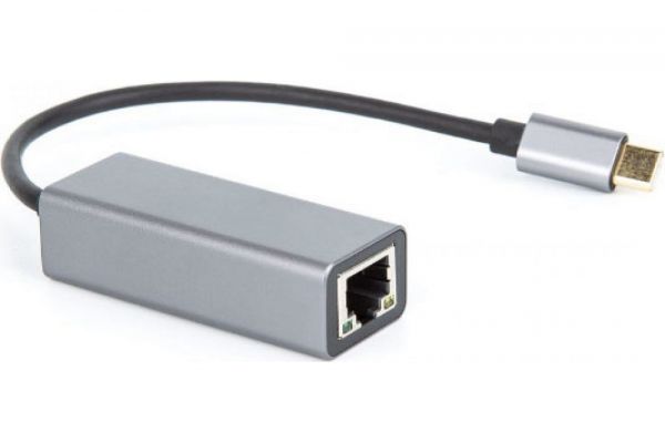 Сетевой адаптер VCOM DU320M внешняя сетевая карта USB 3.1 Type C, серый